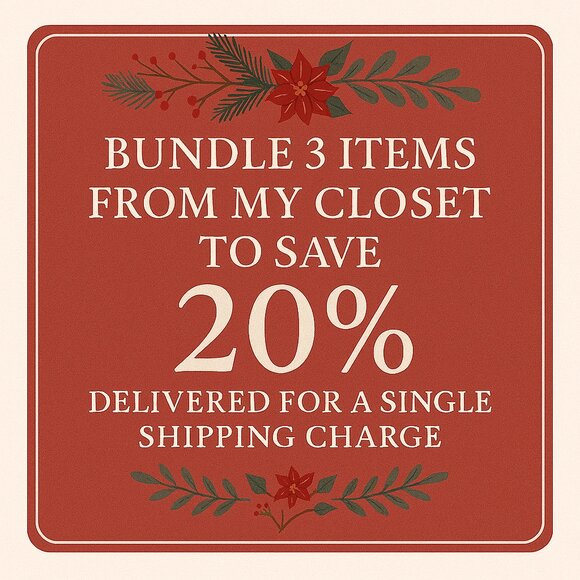 Save 20% on a bundle of 3 or more items and pay a single shipping charge. - Picture 1 of 1